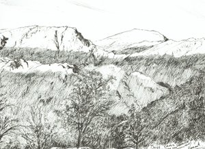 Dove Crag bei Sonnenaufgang, 2003