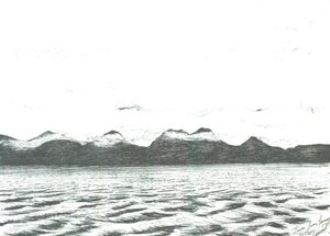 Jura-Szene von der Fähre von Vincent Alexander Booth