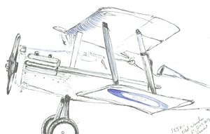 SE5-A in Old Warden, 2013 von Vincent Alexander Booth