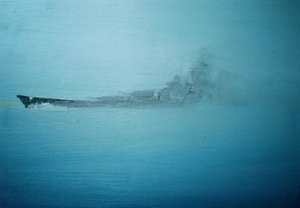 Scharnhorst im Morgennebel Channel Dash 1942