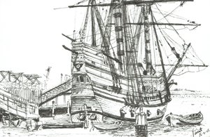 Die Mayflower, Plymouth, Massachusetts. 2003