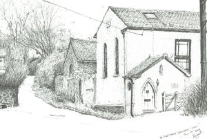 Die alte Kapelle, Brighstone Isle of Wight, 2008 von Vincent Alexander Booth
