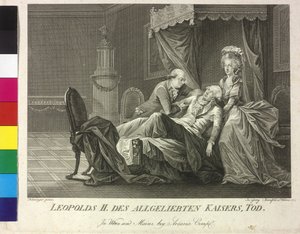Tod des Kaisers Leopold II.