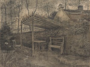 Ecke eines Gartens von Vincent van Gogh