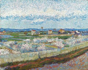 Pfirsichbäume in Blüte, 1889