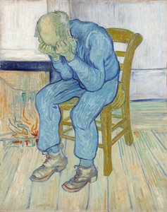 Trauernder alter Mann Am Tor der Ewigkeit, 1890