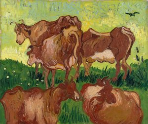 Die Kühe nach Jacob Jordaens, 1890 von Vincent van Gogh