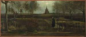 Der Pfarrgarten in Nuenen im Frühling, 1884 von Vincent van Gogh