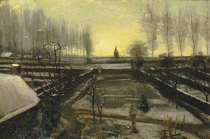 Der Pfarrgarten in Nuenen im Schnee, 1885 von Vincent van Gogh