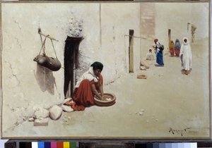 Straßenszene in Algerien von Vincent Manago