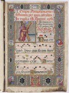 Antiphonar der Sixtinischen Kapelle, Heiliger Andreas von Vincent Raymond