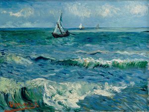 Boote auf See, Les Saintes-Maries-de-la-Mer