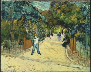 Eingang zu den öffentlichen Gärten in Arle von Vincent van Gogh