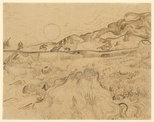 Kornfeld, der Schnitter von Vincent van Gogh