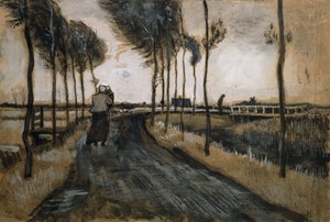 Landschaft mit Frau und Kind, 1883