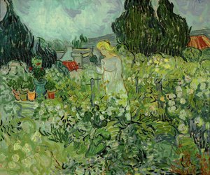 Mlle. Gachet in ihrem Garten in Auvers-sur-Oise von Vincent van Gogh
