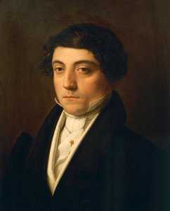 Italien, Mailand, Porträt des italienischen Komponisten Gioacchino Rossini (1792-1868), ca. 1830