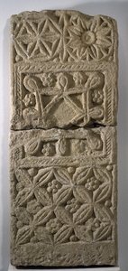Westgotische Grabstele, 5.-6. Jahrhundert