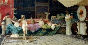 Römische Kinder beim Bogenschießen von Vitorio Capobianchi