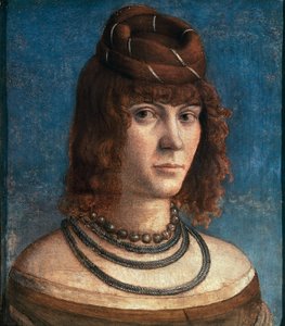 Porträt einer Kurtisane von Vittore Carpaccio (ca. 1465-1525 oder 1526)