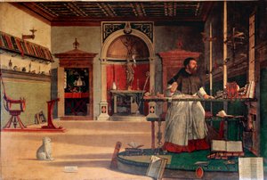 Der heilige Augustinus in seinem Büro oder Die Vision des heiligen Augustinus