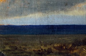 Blauer Himmel über dem Meer von Vittorio Avondo