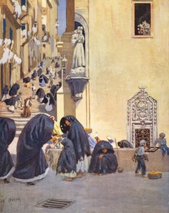 Malta: Eine Ecke der Kirche San Francesco in Valletta von Vittorio Boron