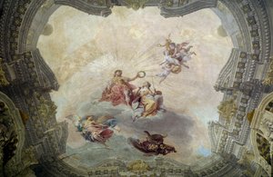 Apollo krönt die Malerei