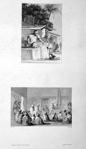Herstellung von Makkaroni und Militärtreffen, 1802