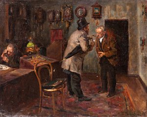 Beim Juwelier, 1917 von Vladimir Egorovic Makovsky