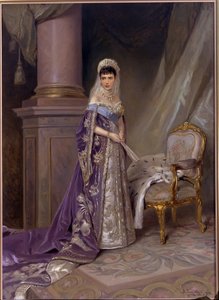 Porträt der Kaiserin Maria Fjodorowna, Prinzessin Dagmar von Dänemark von Vladimir Egorovic Makovsky