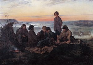 Die Bezhin-Wiese, 1869 von Vladimir Egorovic Makovsky