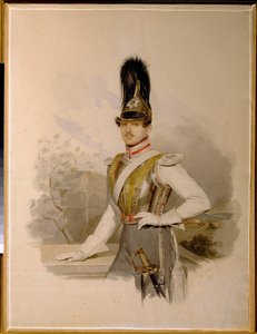Porträt des Grafen Valentin Grigoryevich Stroganov (1801-1833) von Vladimir Ivanovich Hau