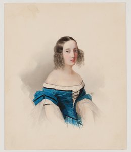 Porträt der Großherzogin Maria Nikolajewna, 1838 von Vladimir Ivanovich Hau