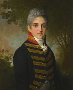 Porträt von Ardalion Petrovich Novosiltsev, 1807 von Vladimir Lukich Borovikovsky