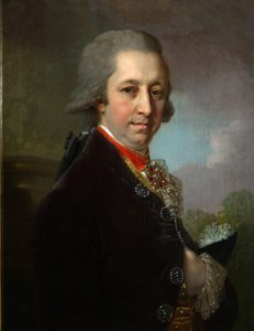 Porträt von Iwan Michailowitsch Jakowlew, 1800 von Vladimir Lukich Borovikovsky