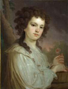 Porträt von Olga Kuzminichna Filippova 1772-1829, 1790