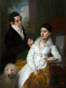 Porträt von Prinzessin Alexandra und Prinz Aleksey Lobanov-Rostovsky, 1814