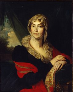 Porträt von Prinzessin Natalia Alexandrovna von Buxhoeveden 1758-1808, geb. Alexeyeva, 1790er Jahre
