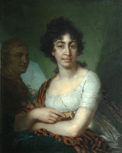 Porträt von Varvara Monycharova Arapetova von Vladimir Lukich Borovikovsky