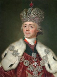 Porträt des Kaisers Paul I. von Russland, 1754-1801 von Vladimir Lukich Borovikovsky