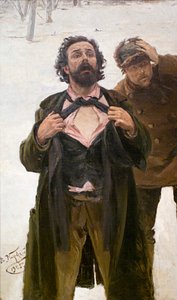 Studie für das Gemälde Blutiger Sonntag 22. Januar 1905, 1905 von Vladimir Egorovic Makovsky