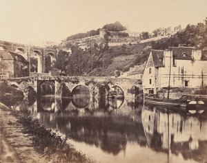 Hafen von Dinan, Bretagne, 1856