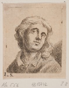 Brustbild eines jungen Mannes von W.A. Müller