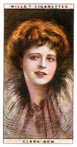 Clara Bow 1905-1965, amerikanische Schauspielerin und Sexsymbol, 1928 von WD and HO Wills