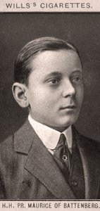 Prinz Maurice von Battenberg, 1908 von WD and HO Wills