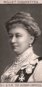 Ihre Kaiserliche und Königliche Majestät, die Deutsche Kaiserin, 1908 von WD and HO Wills