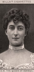 Ihre Majestät die Königin von Norwegen. 1908 von WD and HO Wills