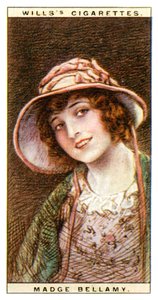Madge Bellamy 1899-1990, amerikanischer Filmstar, 1928 von WD and HO Wills