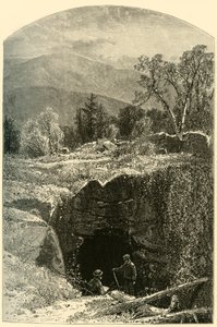 Natürliche Brücke, North Adams, 1874 von W.H. Morse